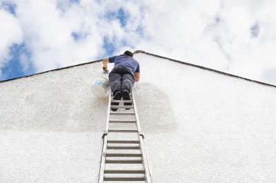 Peinture extérieure à Villebernier — façades et ravalement